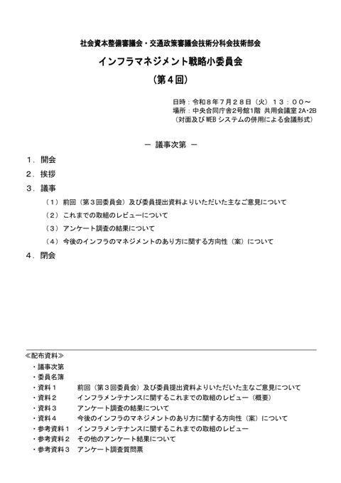 議事次第