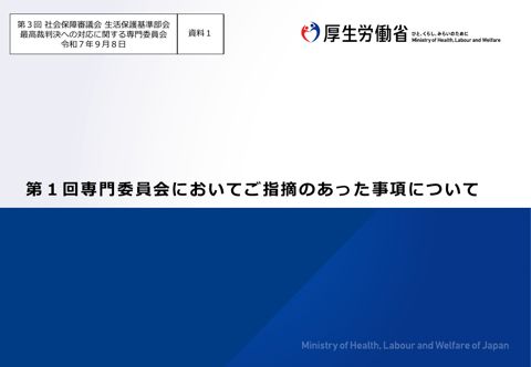 【資料１】第１回専門委員会においてご指摘のあった事項について［PDF形式：1.2MB］