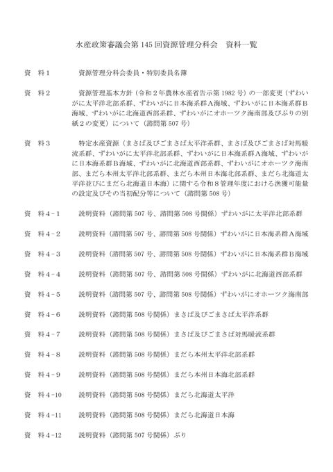 資料一覧