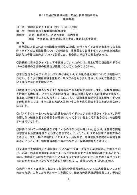 議事録 の表紙