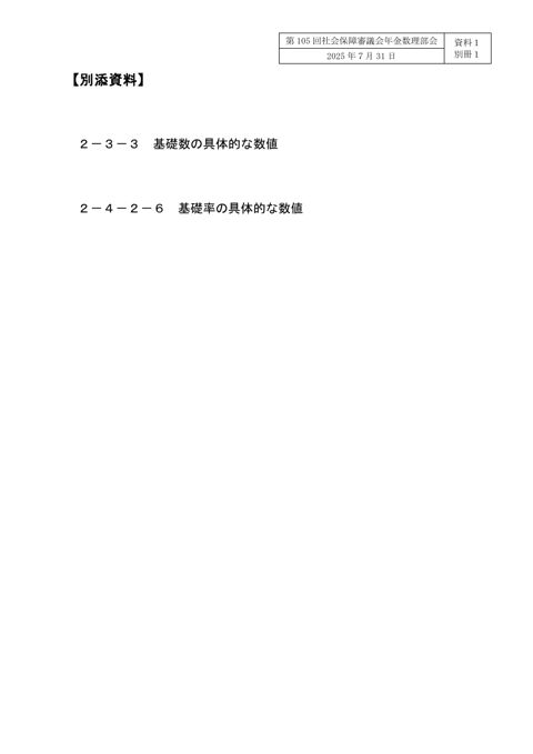 資料１別冊１ 厚生労働省提出資料［PDF形式：1.5MB］