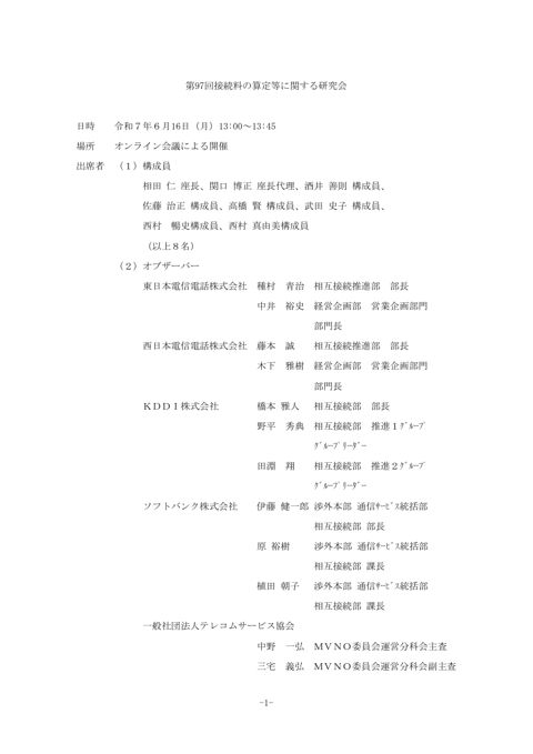 議事録 の表紙