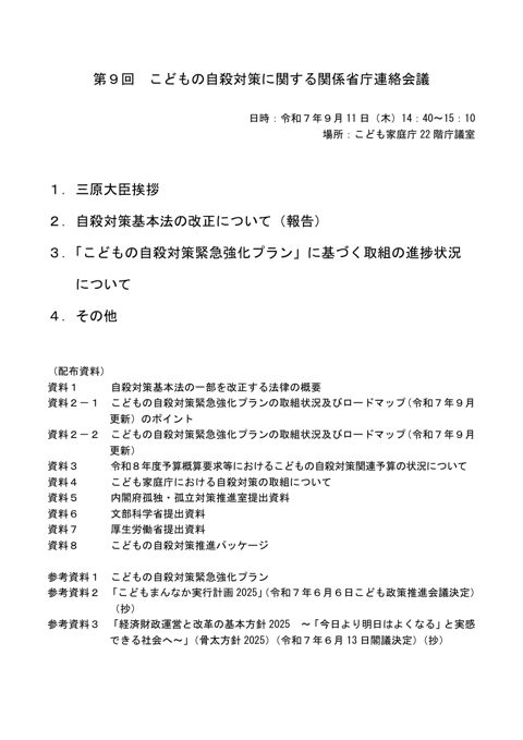 議事次第