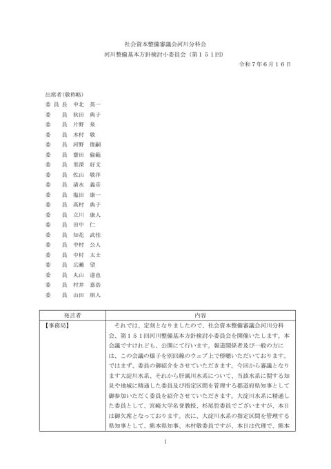 議事録