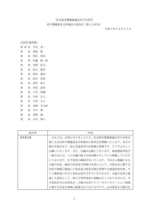議事録