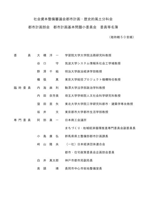 委員等名簿