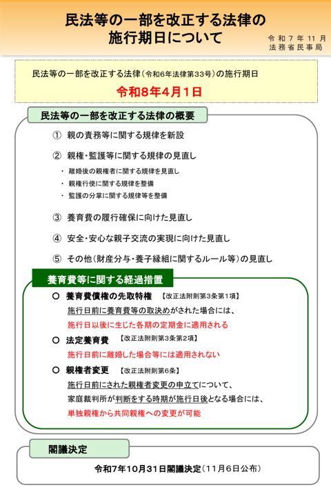 施行日政令概要 【ＰＤＦ】