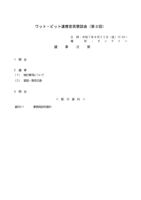 議事次第