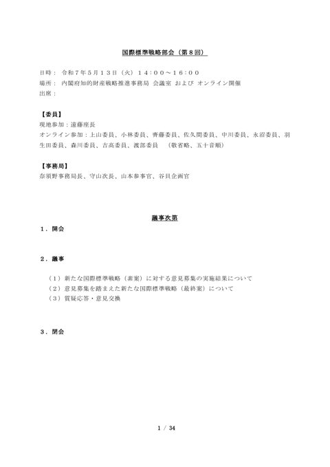議事録