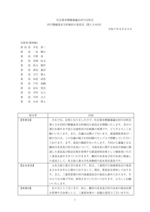 議事録