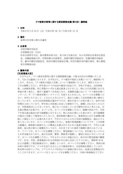 議事録 の表紙