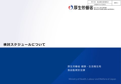 資料１ 検討スケジュールについて［433KB］