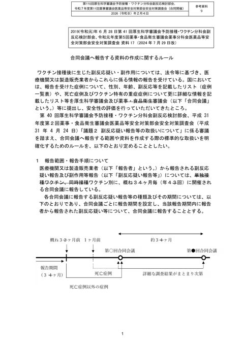 参考資料９ 合同会議へ報告する資料の作成に関するルール（令和６年７月 29 日改訂）［910KB］