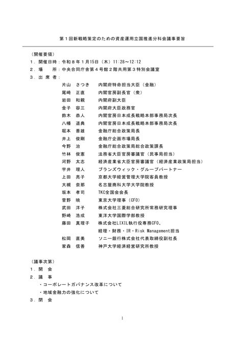 議事要旨