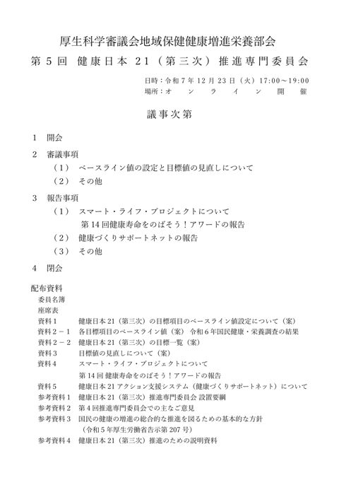 議事次第［PDF形式：273KB］