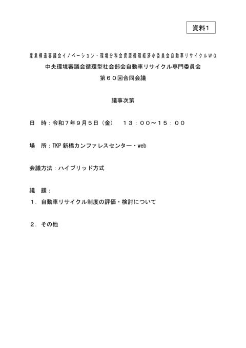 議事次第