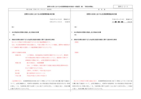 資料2-2-3_吉野川水系FP一部変更の新旧対照表