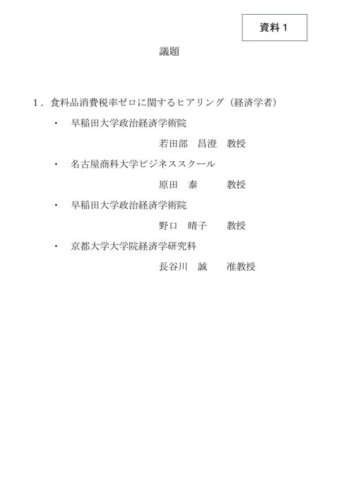議題