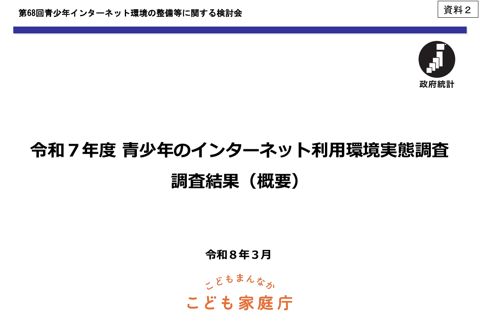 資料2 令和7年度 青少年のインターネット利用環境実態調査 調査結果(概要)