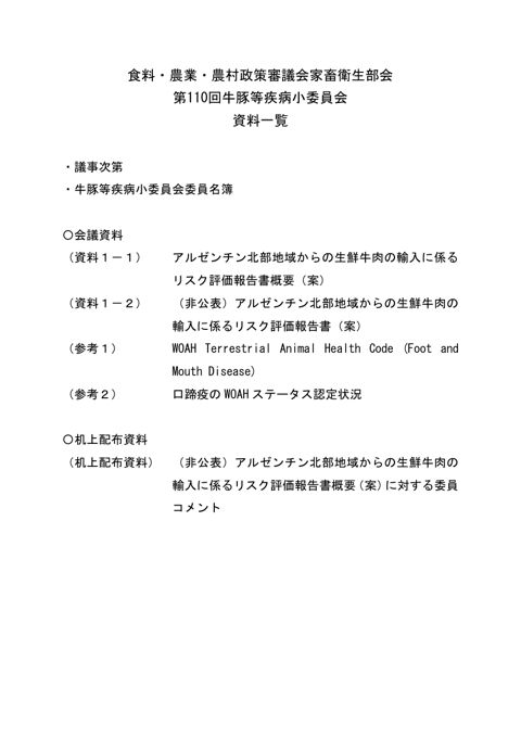 資料一覧