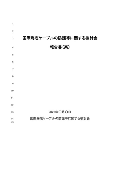 報告書（案）