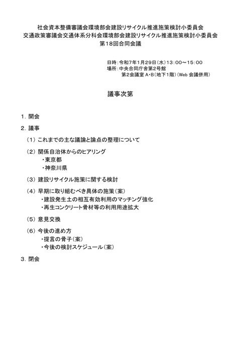 議事次第
