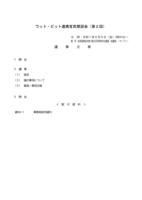 議事次第