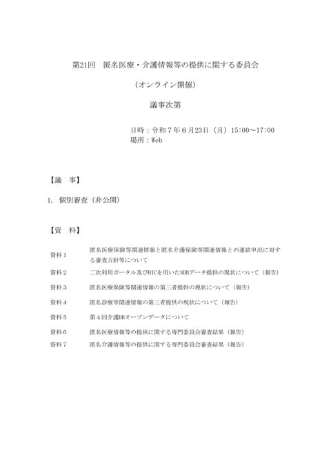 議事次第［106KB］