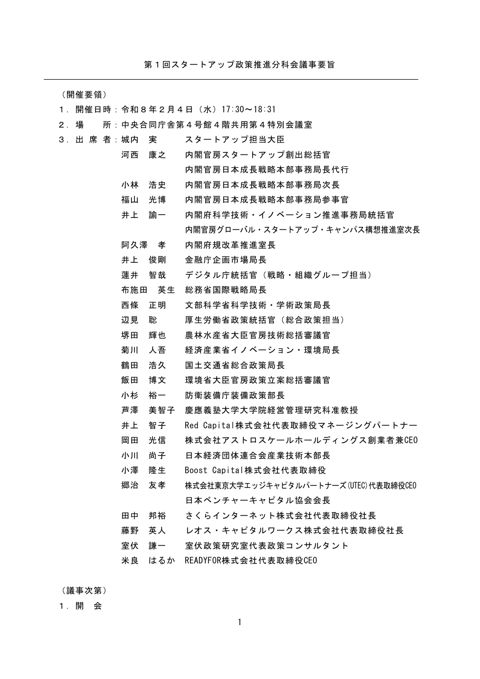 議事要旨