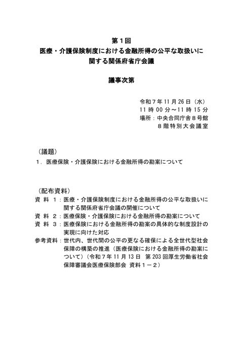 議事次第・配付資料