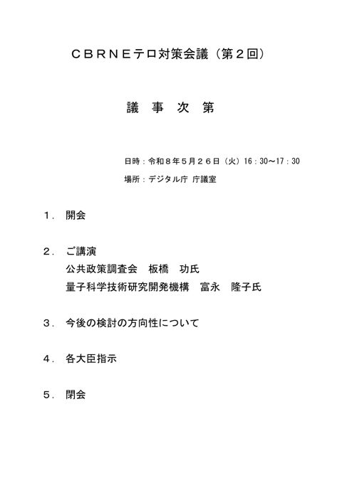 議事次第