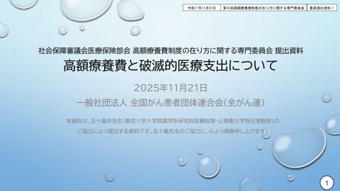【委員提出資料１】天野委員提出資料［PDF形式：1.2MB］