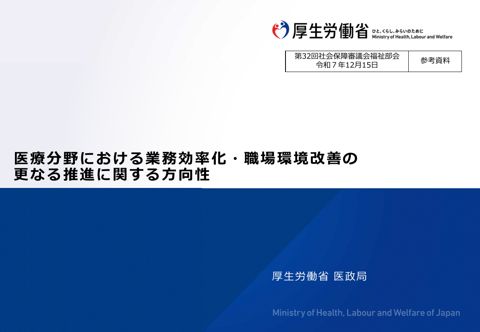 参考資料 医療部会における議論の状況［PDF形式：1.8MB］