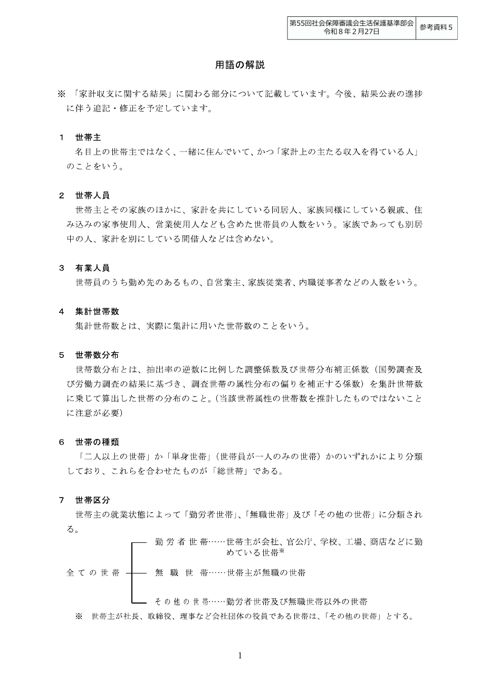 （参考資料５）全国家計構造調査 用語の解説［PDF形式：5.9MB］
