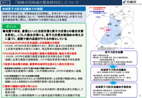 「柏崎刈羽地域の緊急時対応」について