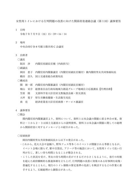議事要旨