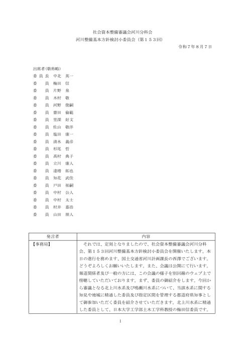 議事録
