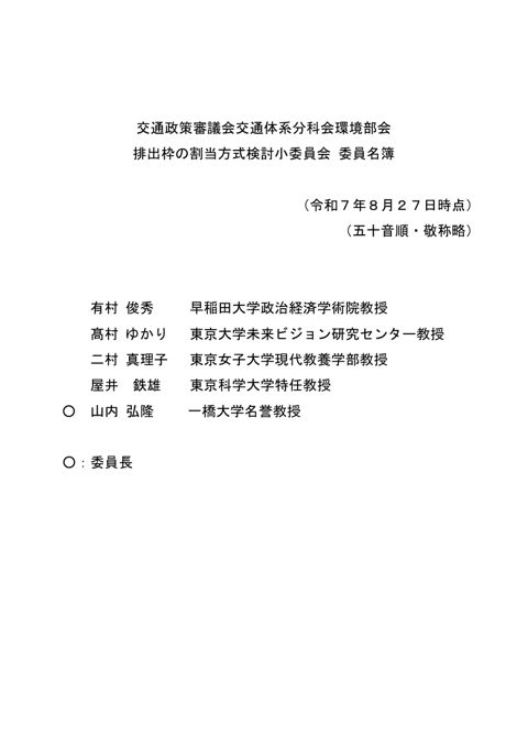 委員名簿