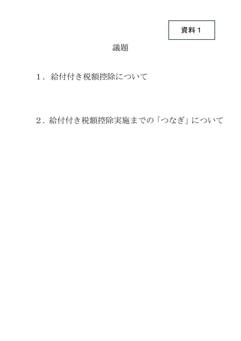 議題