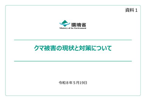 クマ被害の現状と対策について