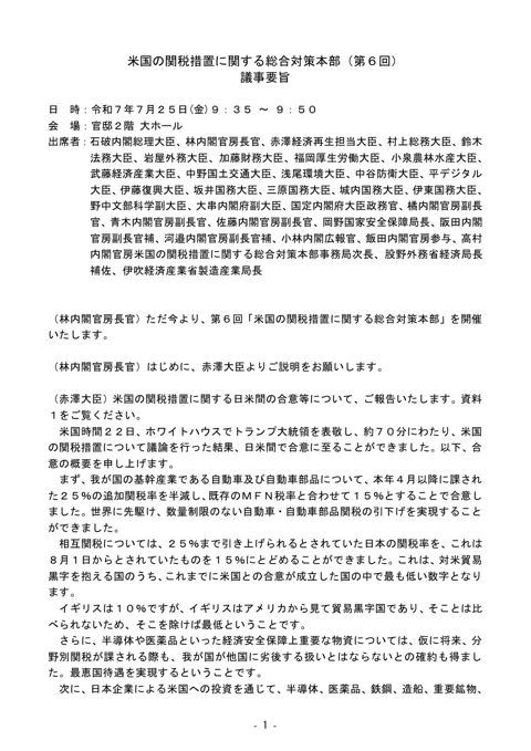 議事要旨