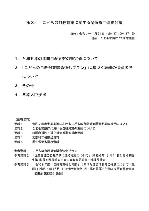 議事次第