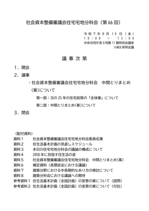 議事次第