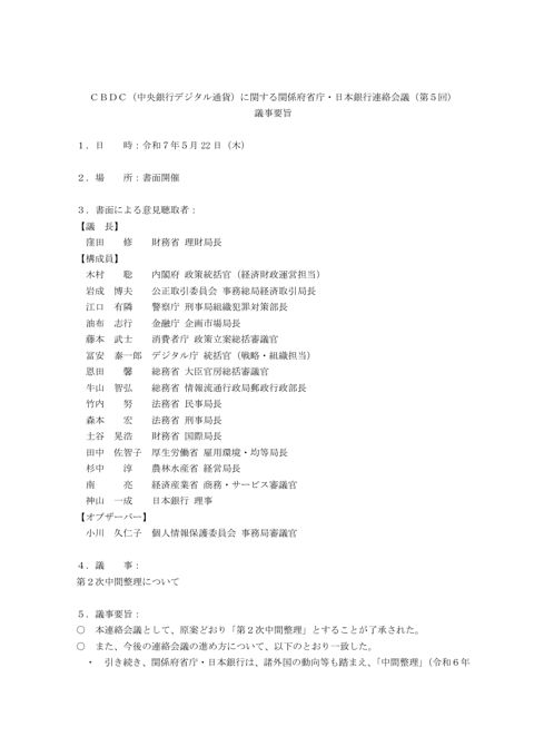 議事要旨