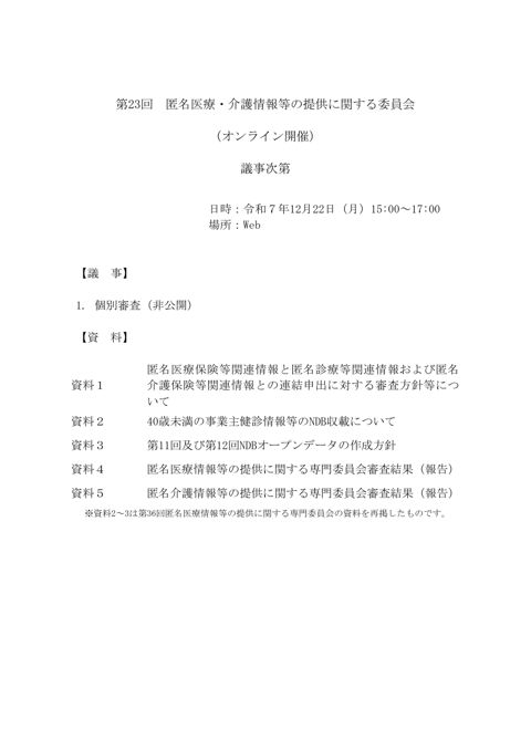 議事次第［51KB］