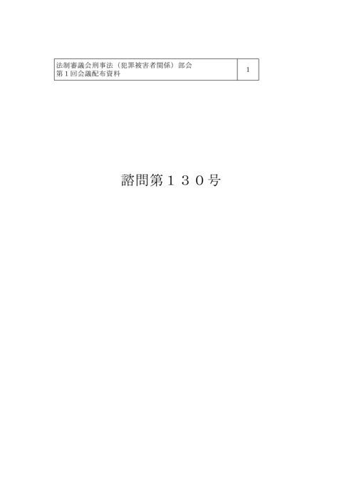 諮問第１３０号