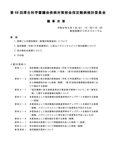 議事次第［PDF形式：84KB］