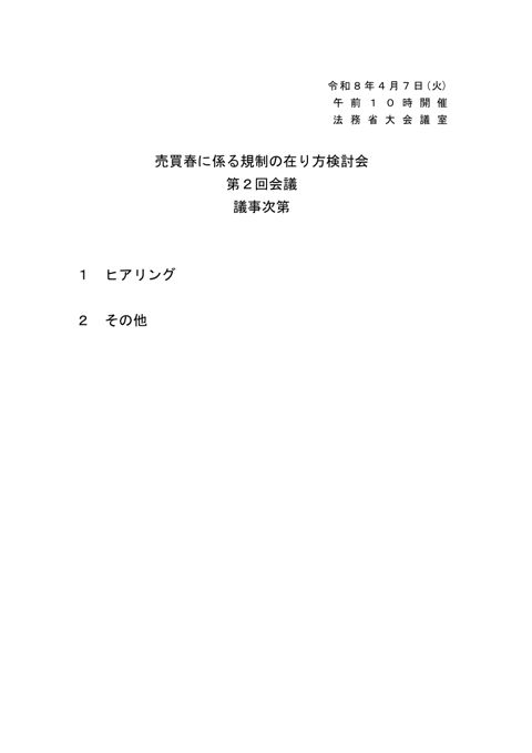 議事次第