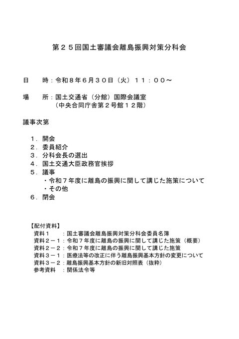 議事次第