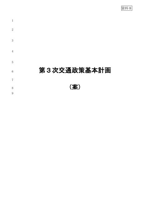 資料８_第３次交通政策基本計画（案）